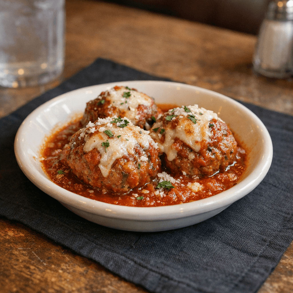 Side of Meatballs with Cheese (3 PCS)