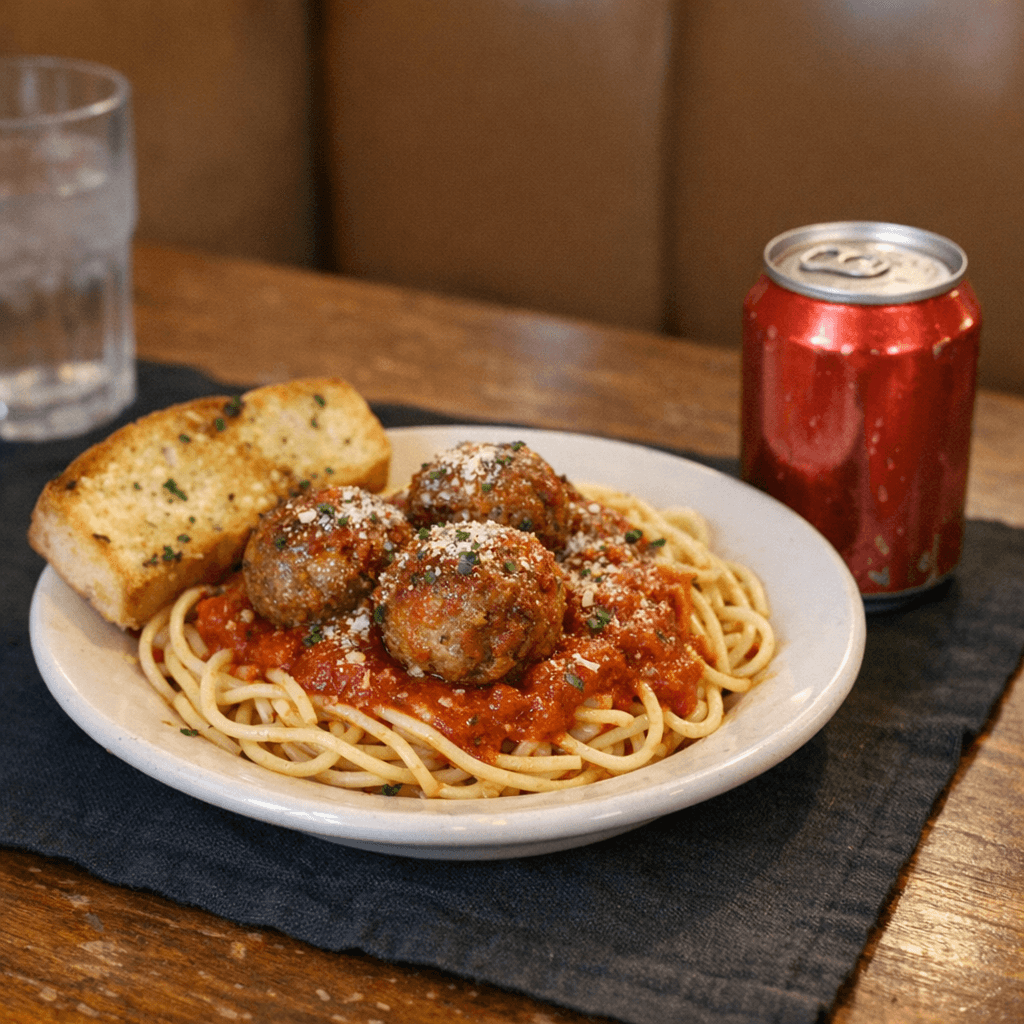 Spaghetti & Meatballs Combo